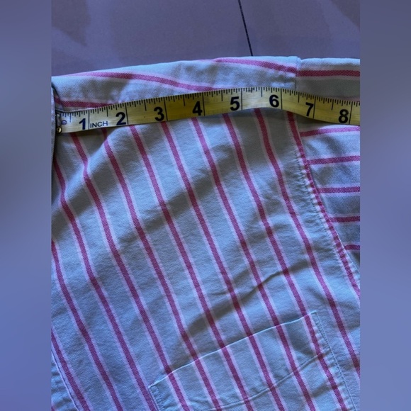 J.CREW Slim Shirt‎ Adult  Checkered Button Up Long Sleeve Pocket Mens M Cotton - Picture 5 of 16